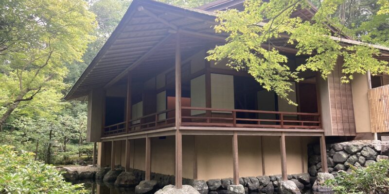 伊勢神宮にあるお茶室を拝観しました